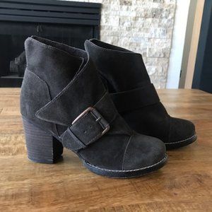 Joe's Jeans Chocolate Brown Suede Booties
